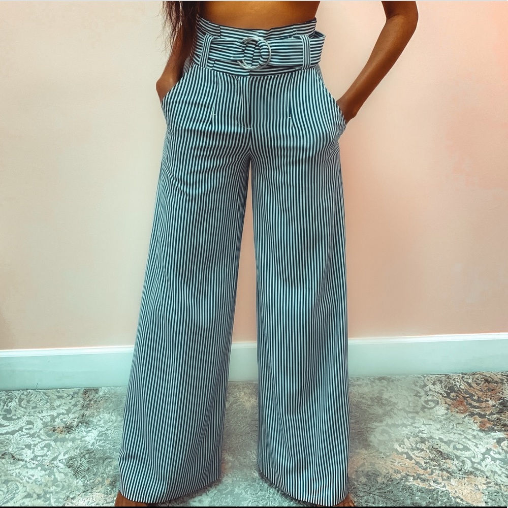 Wide leg sailor pants